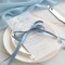 Dusty Blue Satin Ribbon 3/8 Inch Lux Double Sided Satin 100 Yards Roll Thin Blue Ribbon for Gift Wrapping, Party Supply, Birthday, Baby Shower, Wedding, DIY Crafts, Festival Supplies